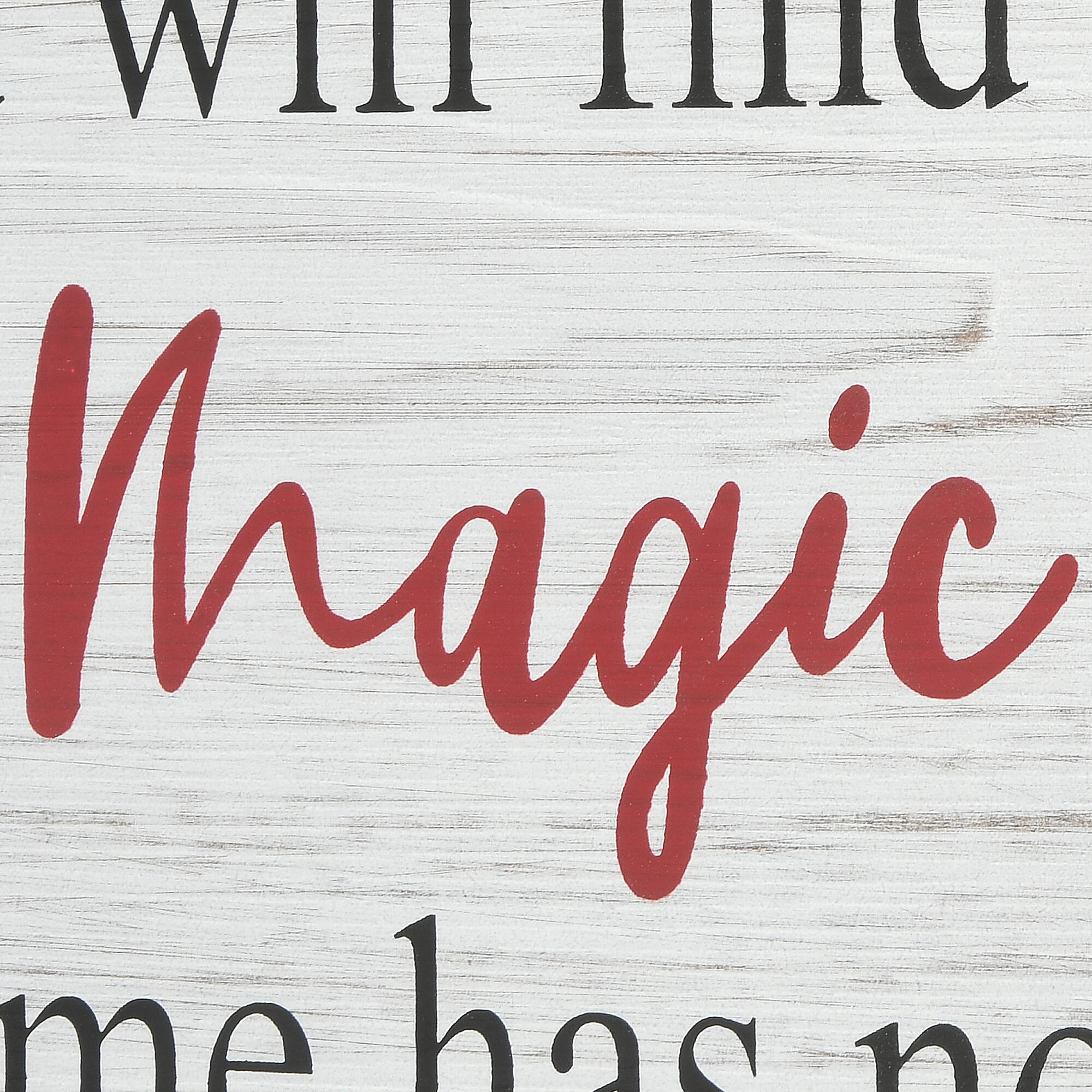 16" Santa’s Key Tabletop Sign